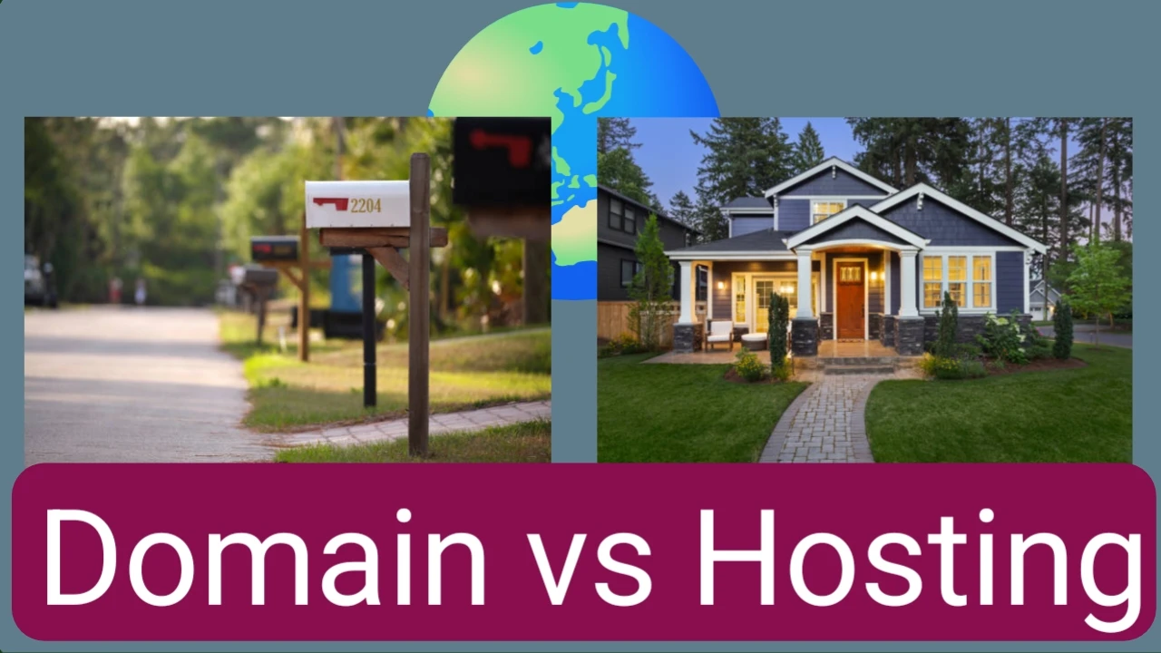 domain and website hosting difference