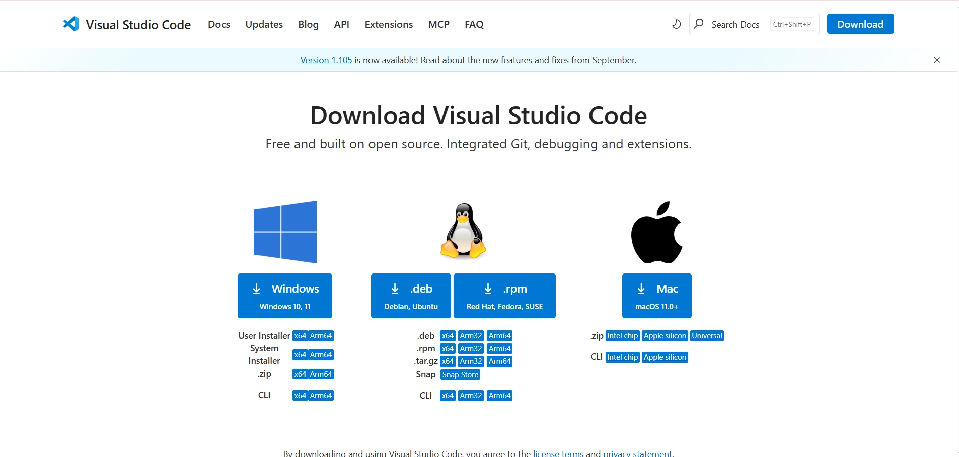 download & install vs code