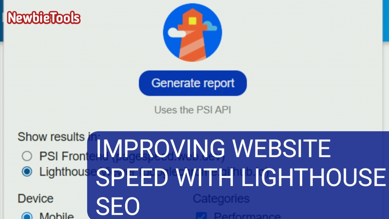 improving website speed with lighthouse SEO